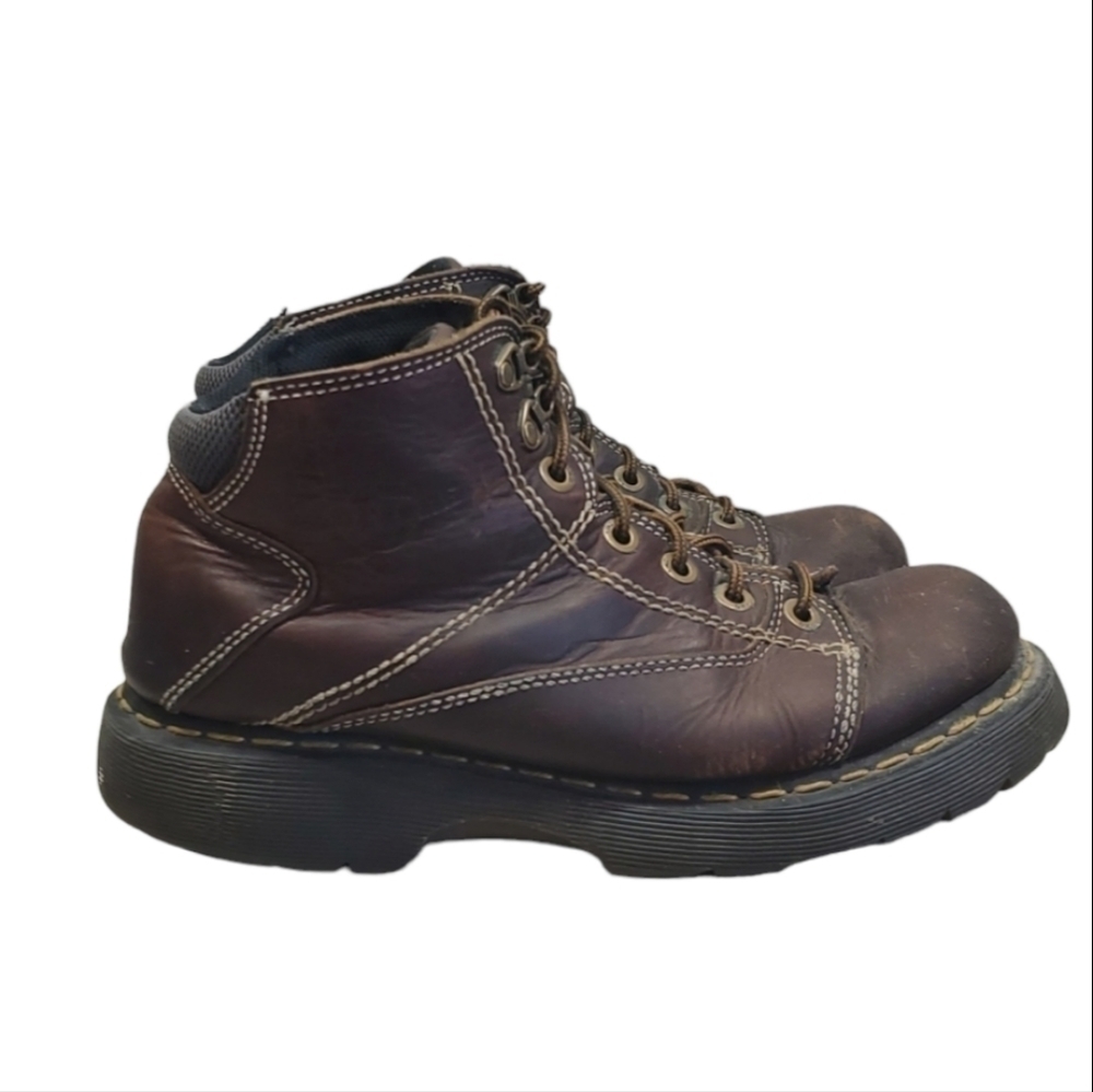 Dr.Martens Mens 8a07 High Top Leather Chunky Platform Boots Shoes Sz 9